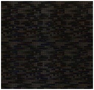 Обивка двери МДФ-панелями — Мозаика чёрная