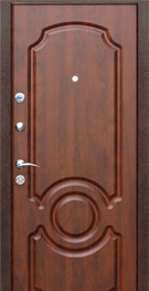 Обивка двери МДФ-панелями — фрезеровка № 12