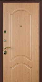 Обивка двери МДФ-панелями — фрезеровка № 5